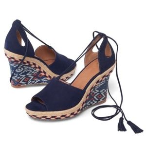 CAbi Navy Wedges